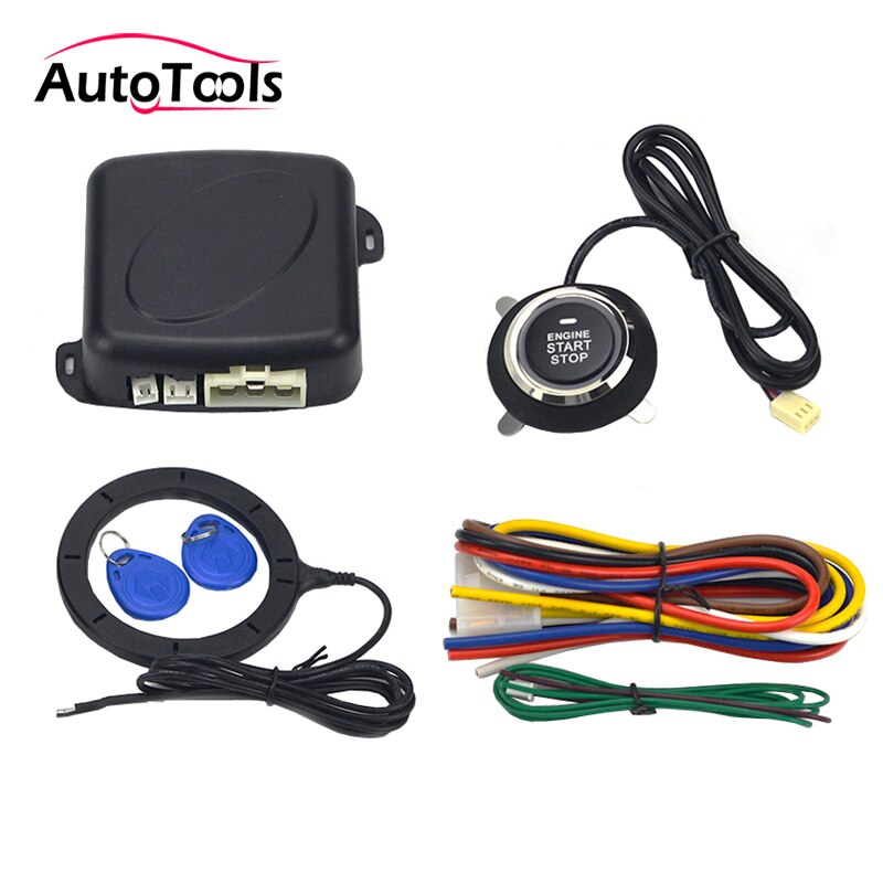 Auto Car Engine Push Start Button RFID Lock Ignition Keyless Entry start System Go Push Button Engine auto car Start Stop