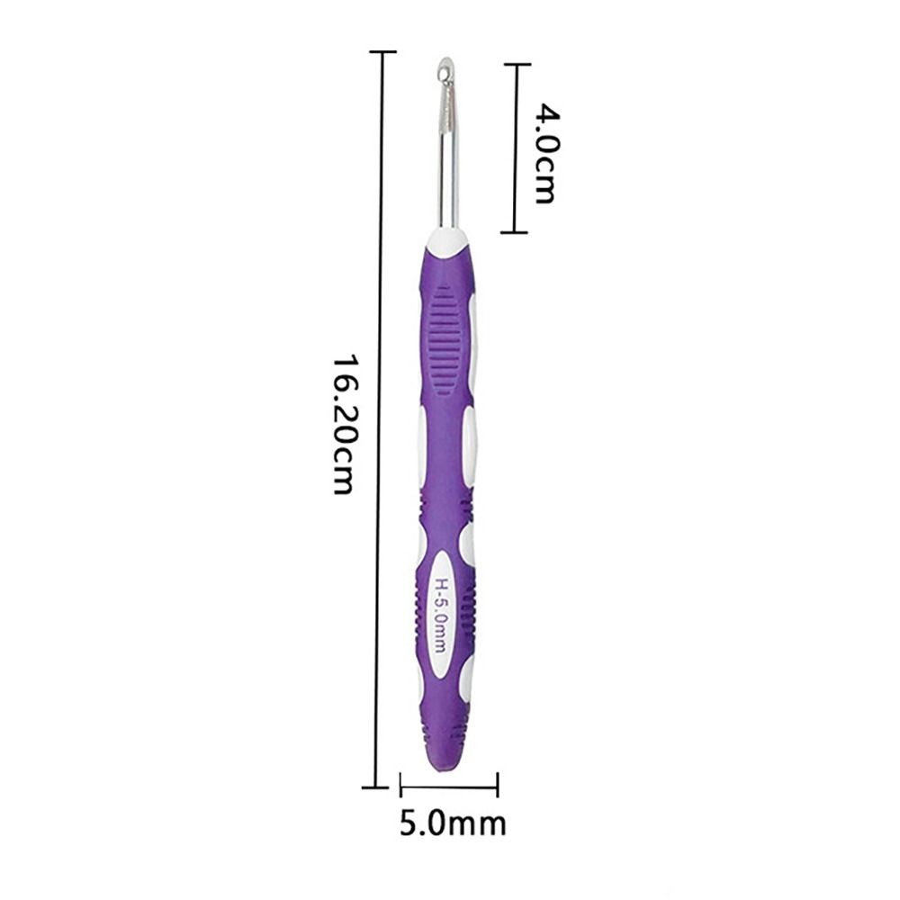 Ergonomische Handgreep Haaknaald Breien Haken Naalden Deken Sjaal Garen Handgeweven Gereedschap Naaien Accessoires Voor Fijn Werk