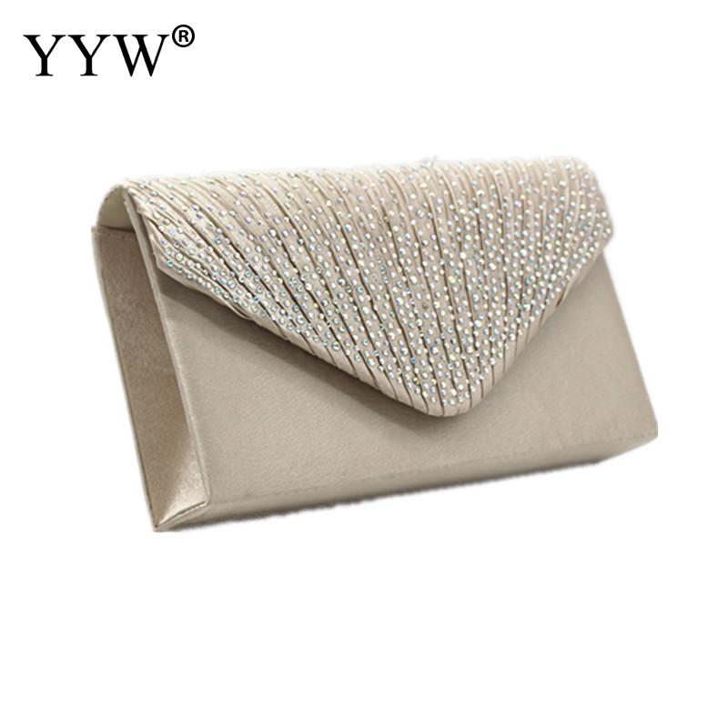 Purple Women Wedding Clutch Luxury Handbag Women Bags Clutch Female Yellow Summer Clutches Female Evening Prom Bag: apricot