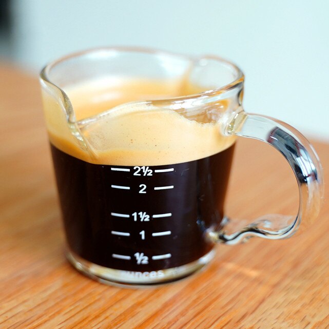 Ensemble de tasses à mesurer en verre de 350 ml avec poignée - Joli gobelet à café avec couvercle et paille - Résistant à la chaleur - En verre borosilicate transparent