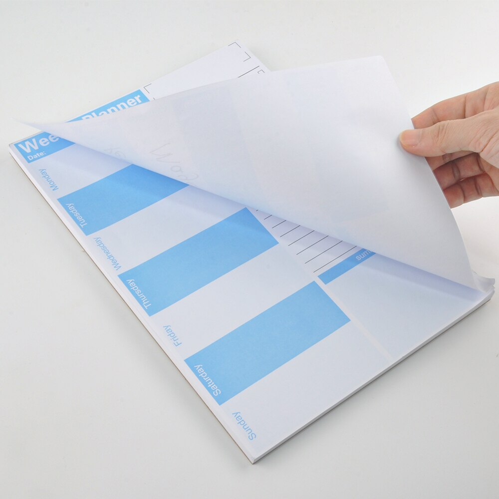 Meal Planner Pad, Man Week Meal Pad,7X10 Inch Notepad for Shopping List & Daily Planning Checklist for Convenient Shopping