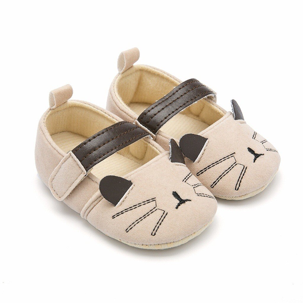 Cute cat princess toddler shoes Toddler Kid Baby Girls Princess Cute Toddler First Walk baby shoes Calzado para nios