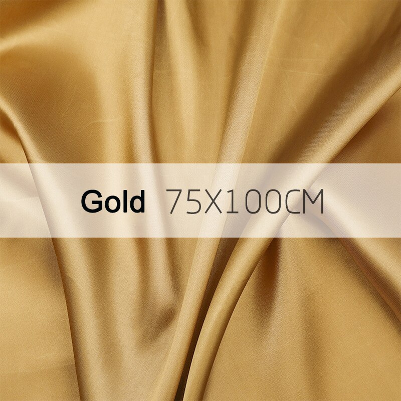 Photography Backdrops Artificial Silk Cloth Studio Photo Still Life Shoot Fotografia Soft Satin Fabric for Background Accessorie: 75 Gold