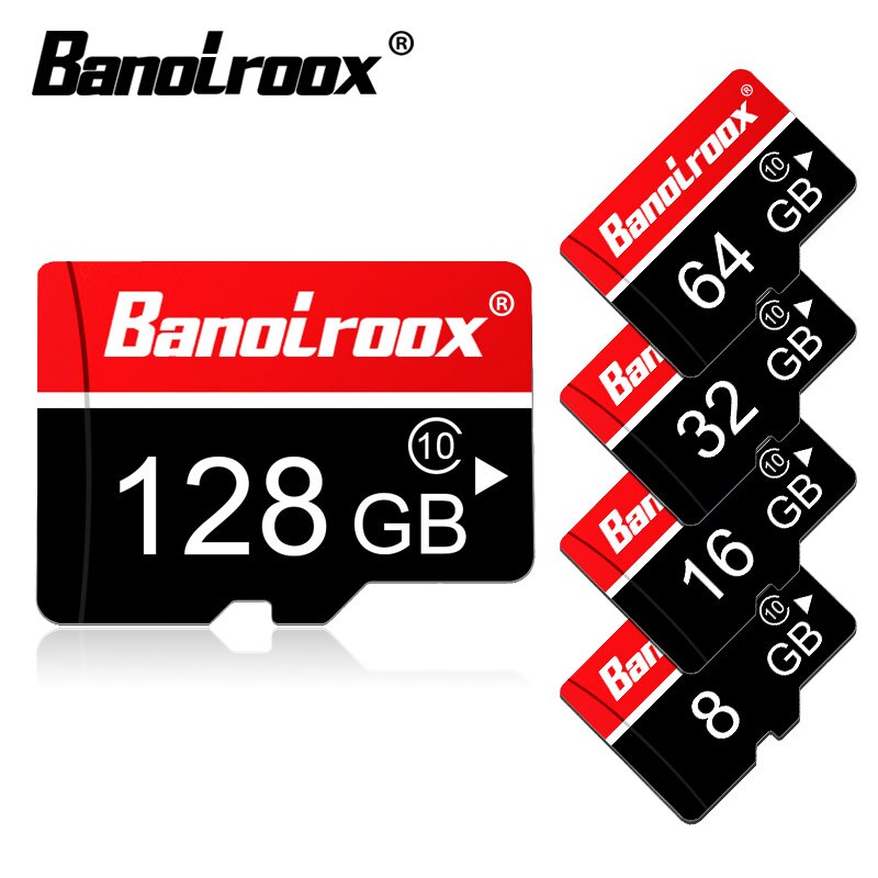 Banolroox Microsd Geheugenkaart 128Gb Micro Sd Kaart Class 10 16Gb 32Gb 64Gb Microsd Tf kaart Voor Smartphone/Camera/Gopro