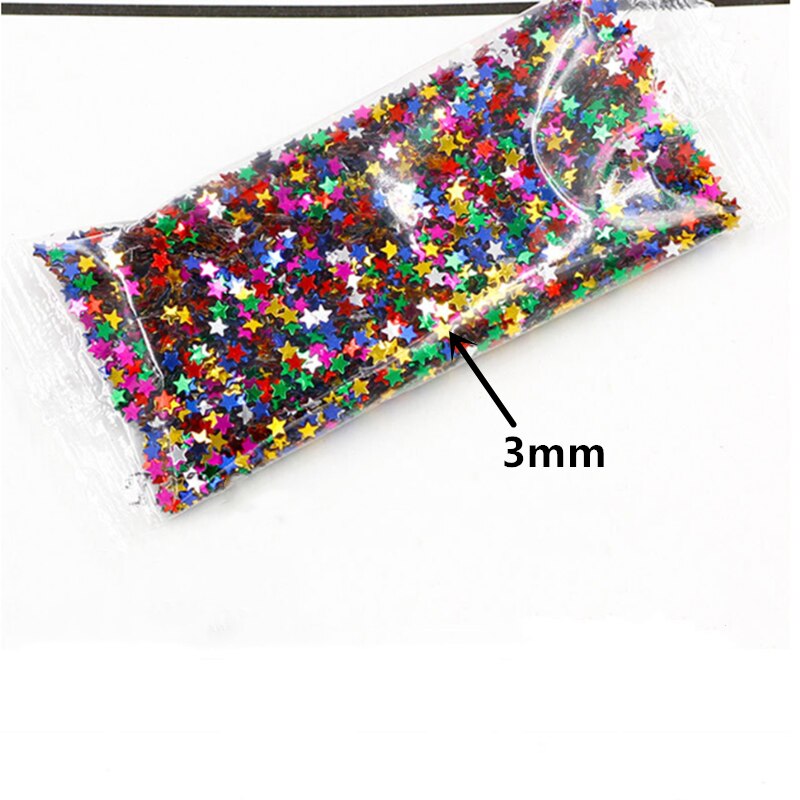 10g/Pack Star Snowflake Glitter Sequins Nail Art Decoration Alphabet Loose Sequins Epoxy Resin Mold Filler For DIY Jewelry Craft: 3