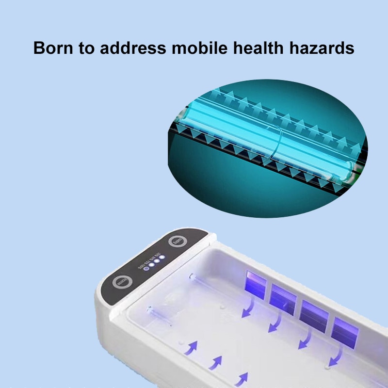 Caja esterilizadora de teléfono UV de 5V, limpiador Personal de joyas y teléfonos, cabina de desinfección con Aroma, Esterilizador UV para mascarilla