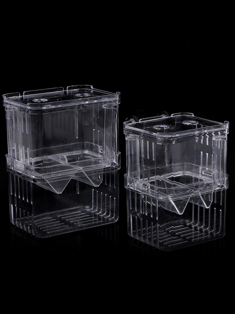 3 Soorten Acryl Clear Visteelt Isolatie Box Betta Vis Aquarium Fokker Aquarium Uitkomen Incubator Vis Huis Thuis