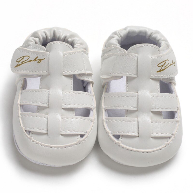 Zomer Baby Jongens Ademende Anti-Slip Holle Kinderen Pu Lederen Schoenen Peuter Zachte Zolen Baby Sandalen Mode sneakers