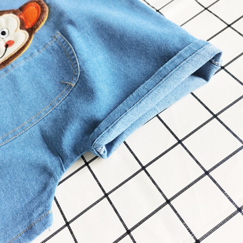 IENENS Junge Overall kurze Hose Baby Mädchen Weiche Latzhose 0-3Y Sommer Atmungsaktive Kleidung Kurze Hosen Kleinkind Kleinkind Denim kurze Hose