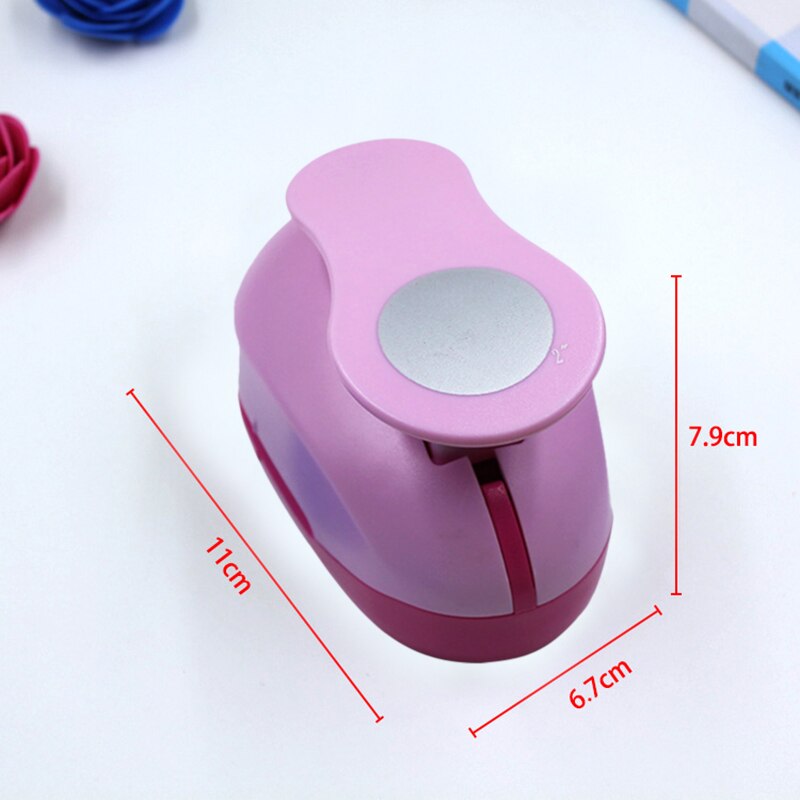 Circle Lever Paper Punch Hard ABS Metal Puncher Scrapbooking DIY Card Paper Cutter Embossing Puncher Tools Hole Punches
