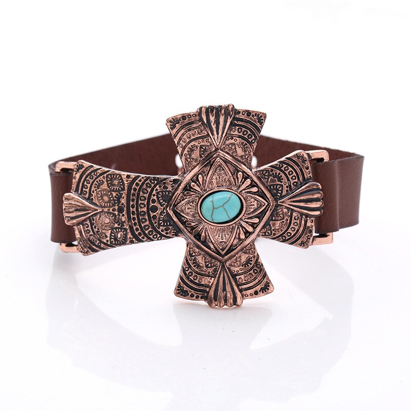 D&D leather bracelet inlaid bracelets for Women Charm Bracelet Female Jewelry