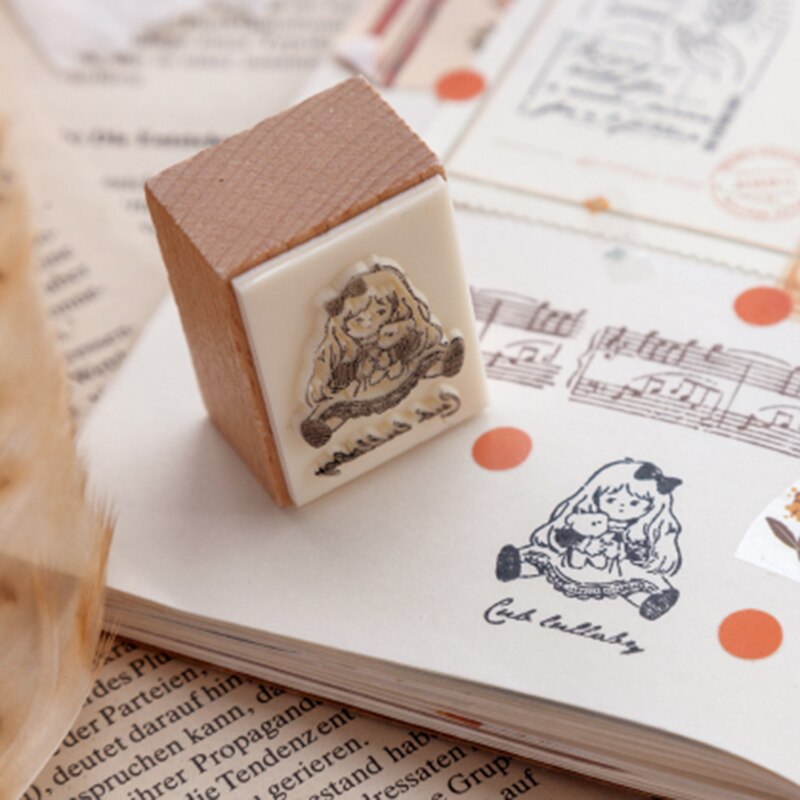 Tampon En Caoutchouc Vintage Michelin Man - Pour Scrapbooking Et Loisirs Créatifs - Occasion