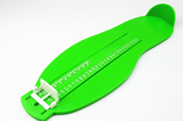 18-48 Euro Size Professionele Voet Meten Gauge Usa Maat 0-30Cm Kinderen Volwassen Schoen Measure Tool sizer Schoenmaat Rekenmachine: 30cm normal green