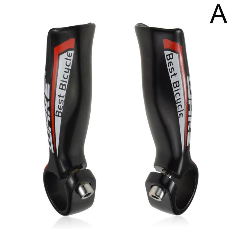 Mountainbike ko horn handtag aluminiumlegering mini extra cykel förlängt styre 4 färg: Röd
