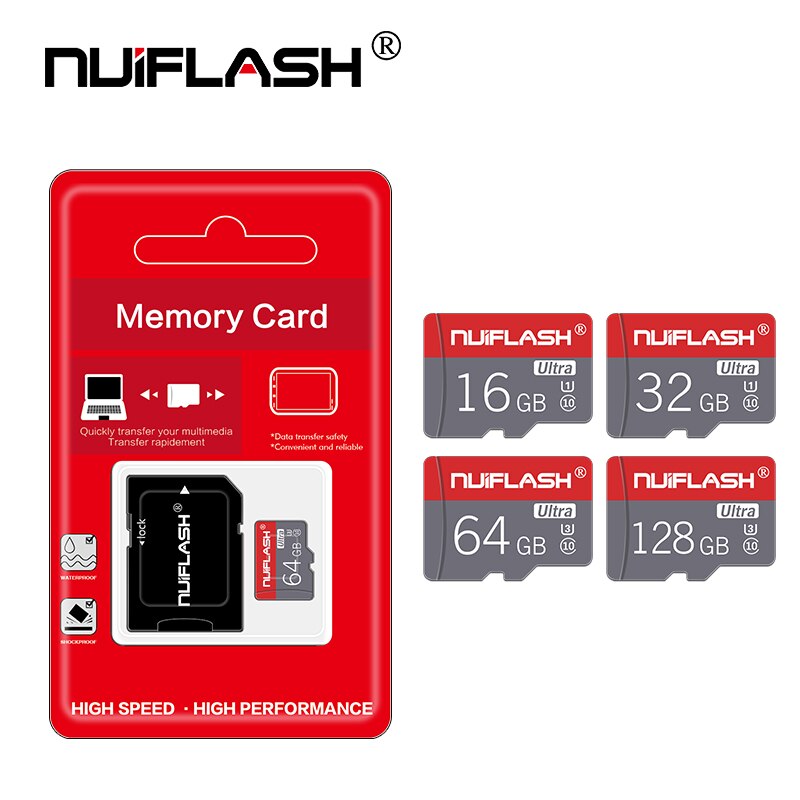 Nouvelle carte Micro SD 4GB 8GB 16GB 32 GB 64GB 128GB classe 10 UHS-1 lecteur Flash carte mémoire TF carte 32 GB pour appareil photo Smartphone