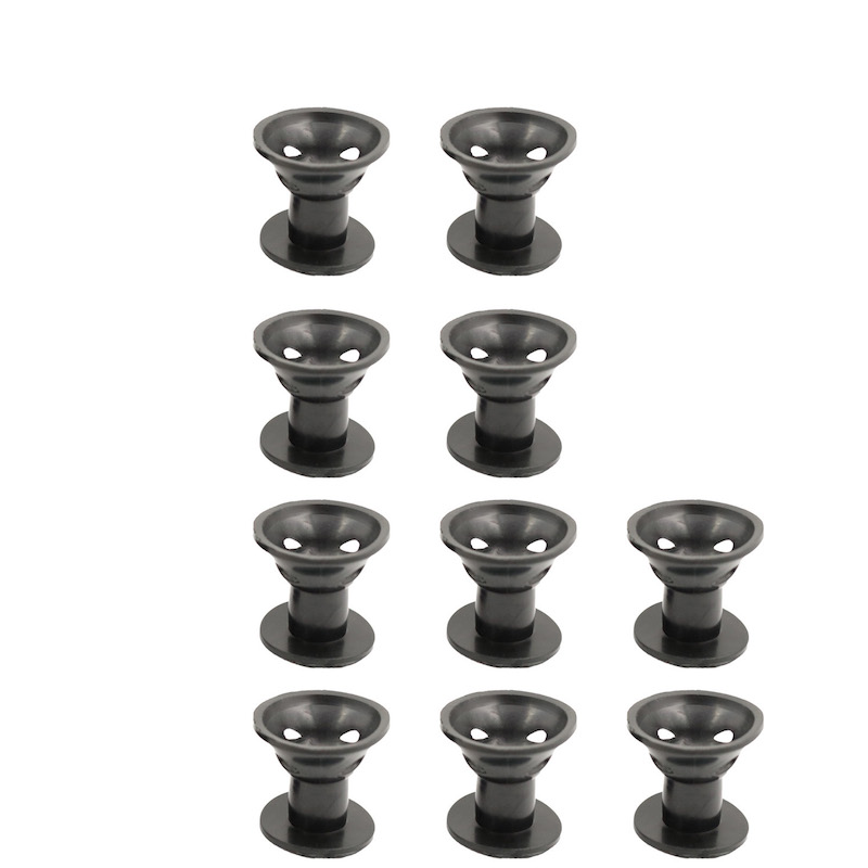 10Pcs Soft Rubber Hair Curlers Silicone Heatless Hair Rollers Clips No Hurt Hair Rollers Hairdressing DIY Hair Styling Tools: WHITE