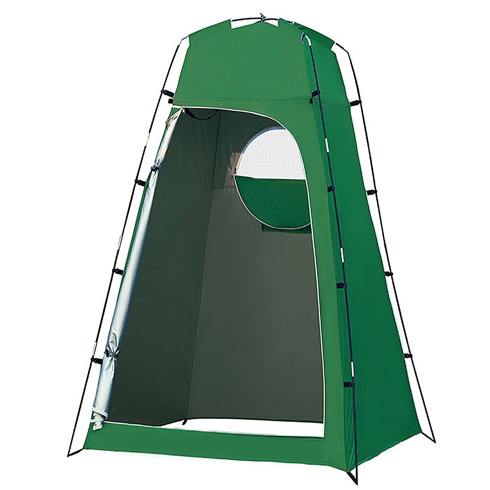 Portable Outdoor Shower Bath Tents Changing Fitting Room Tent Shelter Camping Beach Privacy Toilet Tents WC Photography Tent: Army green