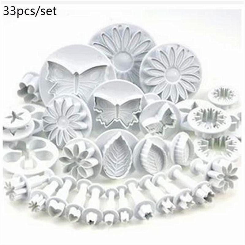 Fondant Cake Making Tool Flower Tools Accessoires Decorating Molding Kit Baking Flower Tools Kit For Cookie Kitchen Patisse M3G9: Default Title