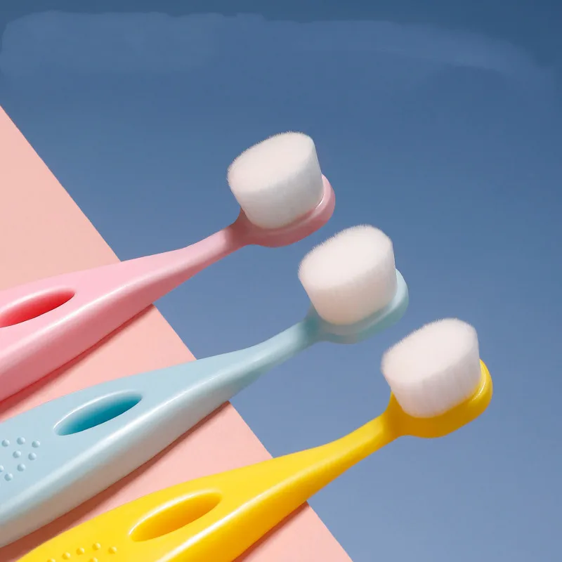 Bébé enfants brosses à dents Ultra doux brosse à dents enfants brosse à dents 360 brosse à dents fil à dents garçons filles soins des dents