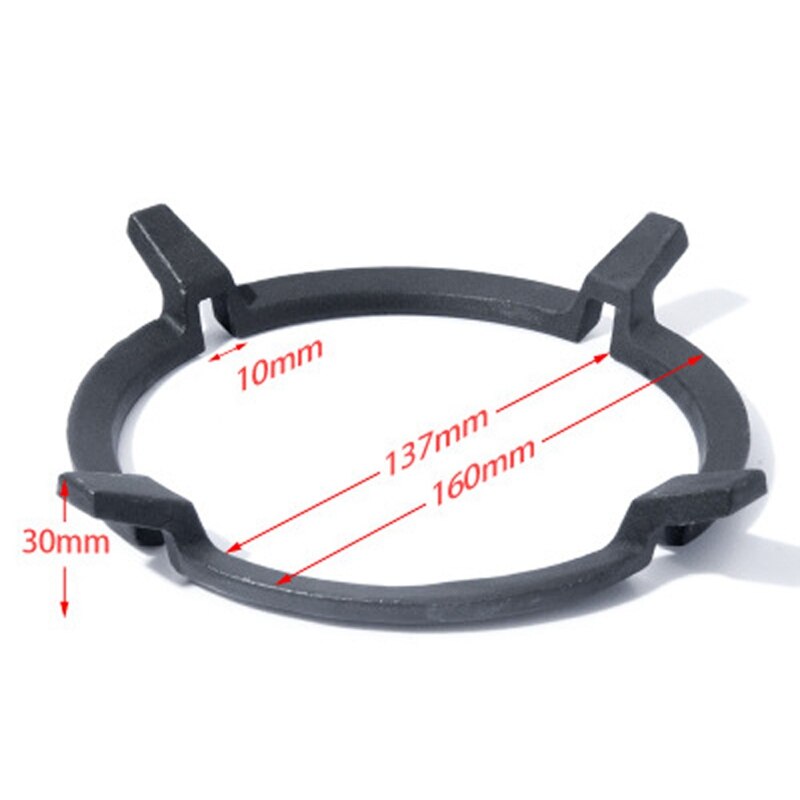 Top Wok Support en fonte Wok Pan Support pour brûleurs couvercle de protection plaques de cuisson à gaz cuisinières cuisine fournitures outil accessoire