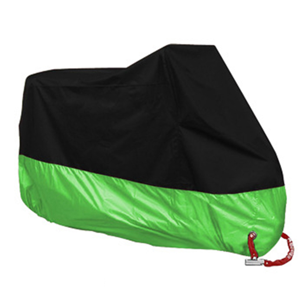 Motorcycle Cover For Motorbike Funda Moto Bike All Season Waterproof Dustproof UV Protective Outdoor Indoor Motocross Rain Cover: 3XL / black
