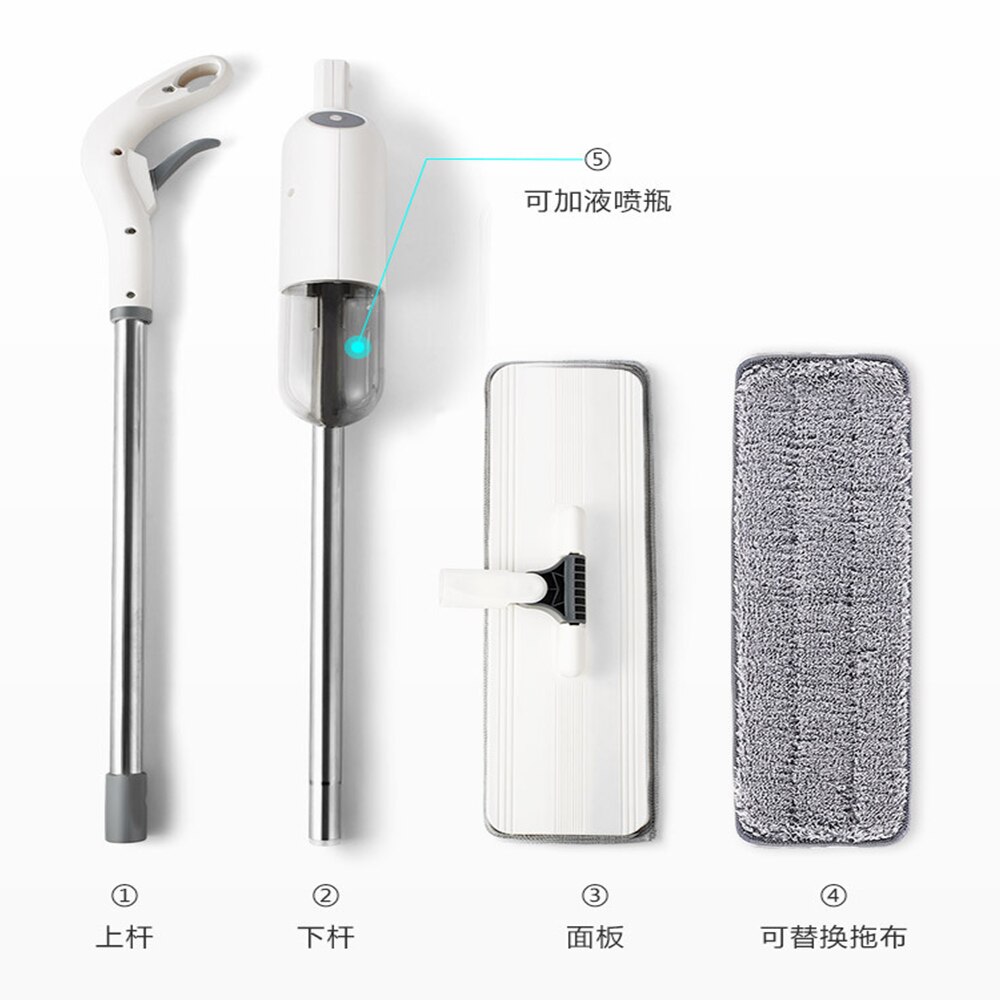 Magic Spray Mop Microfiber Cloth Floor Windows Clean Mop Home Kitchen Bathroom Dedicated Cleaning Tools