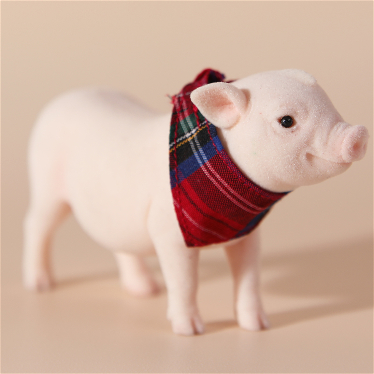 JXK 1:6 Scale The Little Pig Figure Mini Animal Model Collector GK Toy Desktop Decor Small Cute Pet Pig Hand-made Doll