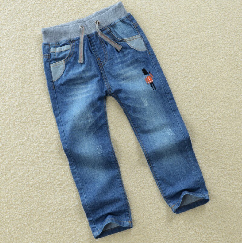 2019 primavera e autunno nuovi ragazzi jeans pantaloni casual pantaloni per bambini