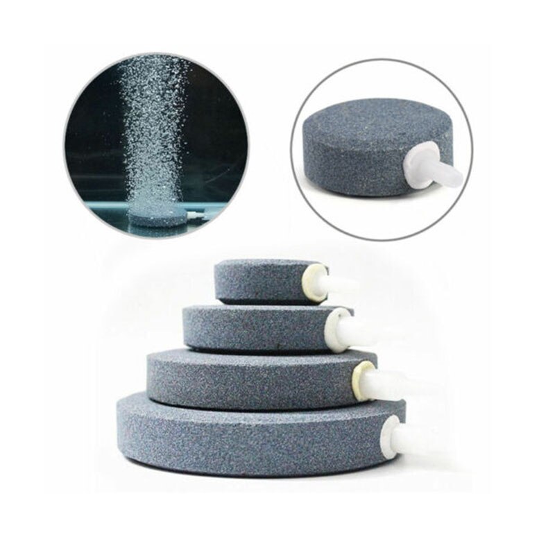 Bubble stone luftare för akvarie akvarium pump hydroponisk syreplatta mini luftpump tillbehör 4/5/6/7/8cm