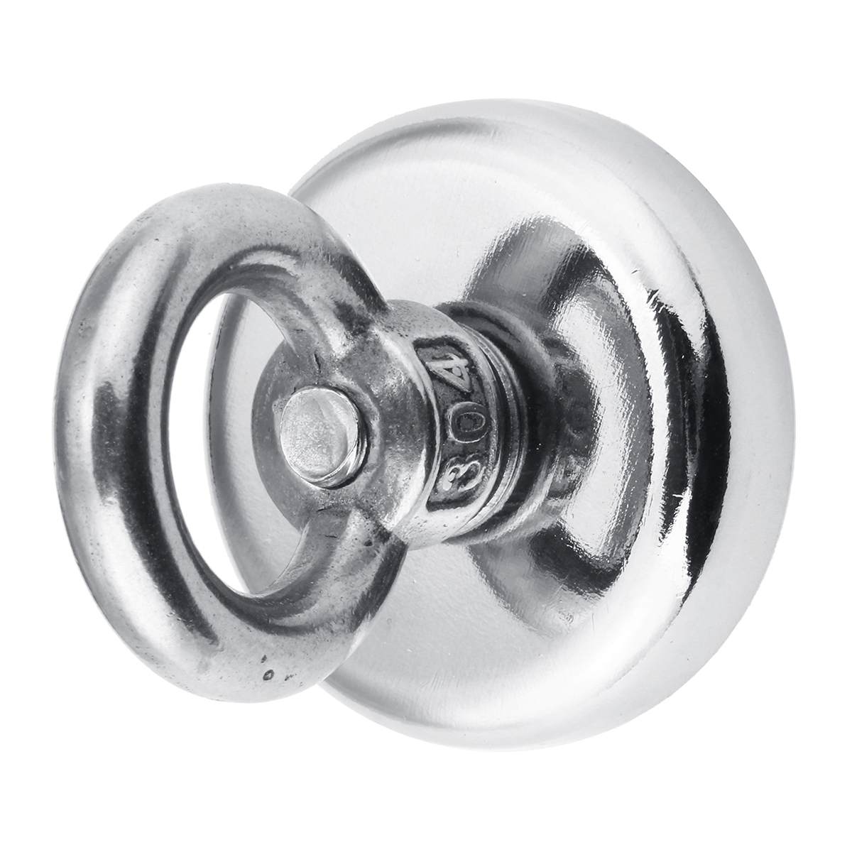 D48mm Strong Powerful Neodymium Magnet Hook Salvage Magnet Sea Fishing Equipments Holder Pulling Mounting Pot with ring