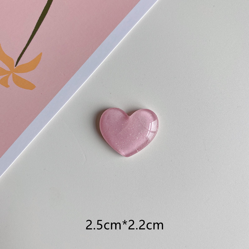 6 pçs glitter colorido coração amoroso ímã de geladeira foto placa de mensagem de parede quadro de avisos magnético decoração adesivos decoração de casa: Preto