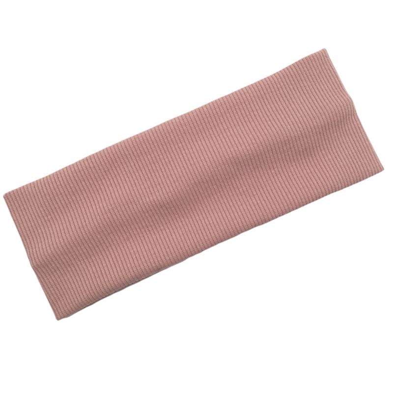 Solid Knitted Headband for Women Girls Autumn Winter Sport Yoga Sweat Uptake Headwear Elastic Hairbands Hair Accessories: SKY BLUE
