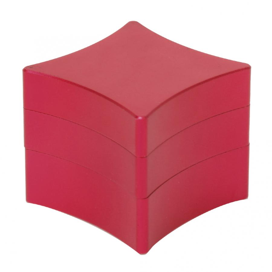 Biliardo biliardo stecca porta gesso mini stecca in alluminio supporto per gesso biliardo gessetti per biliardo scatola per custodia accessori per biliardo: Rosso