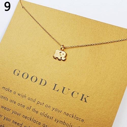 Vrouwen houden van hart ster olifant hanger choker bedel sieraden ketting: 9