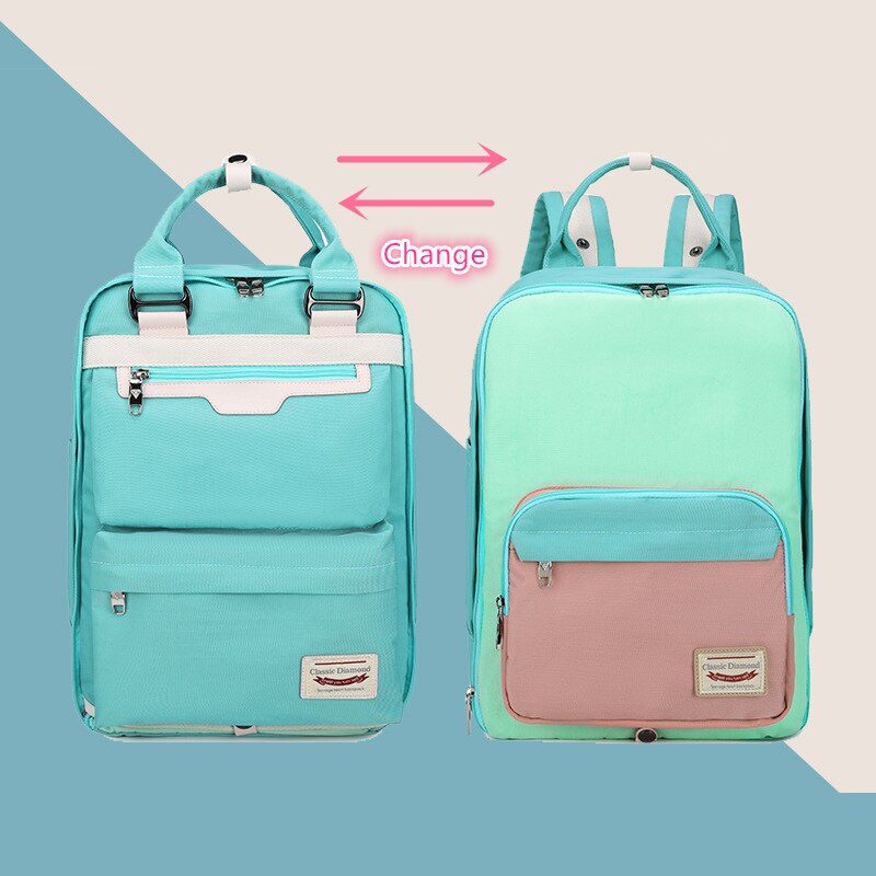 Macarons Leuke Bagpack Donut Terug Waterdichte Rugzak Vrouwen Laptop Tassen Oxford School Tassen Kawaii Boekentas: red