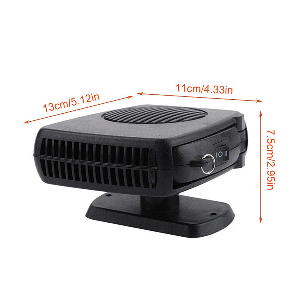 12/24V 200W voiture véhicule chauffage ventilateur de refroidissement pare-brise désembueur dégivreur 2 en 1 Portable Auto voiture Van chauffage
