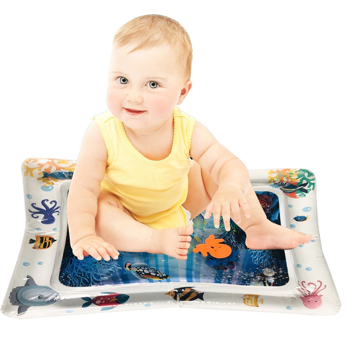 ! 18 Ontwerpen Baby Kids Water Spelen Mat Opblaasbare Baby Tummy Tijd Playmat Peuter Voor Baby Leuke Activiteit Spelen Centrum: M