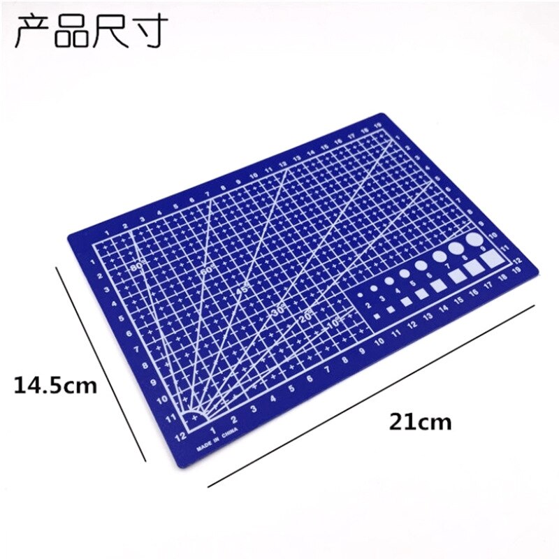 A3 A4 A5 Cutting Board Pad Art Engraving Board Rubber Stamp Engraving Board DIY Manual Pad Board PVC Cutting Pad: A5  blue
