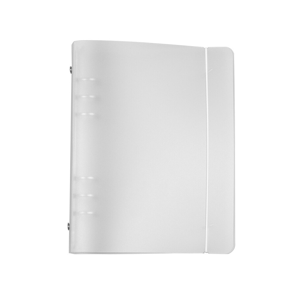 A4/B5/A5/A6/A7 Matte Transparante Ringband Notebook Case Losbladige Notebook Shell bestandsmap Office Schoolbenodigdheden: A5-6 holes