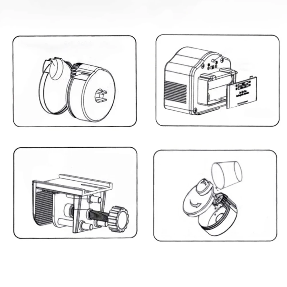 Automatischer Fischfutterspender für Aquarien, verstellbarer automatischer Futterspender mit Timer für Haustiere, Produkte