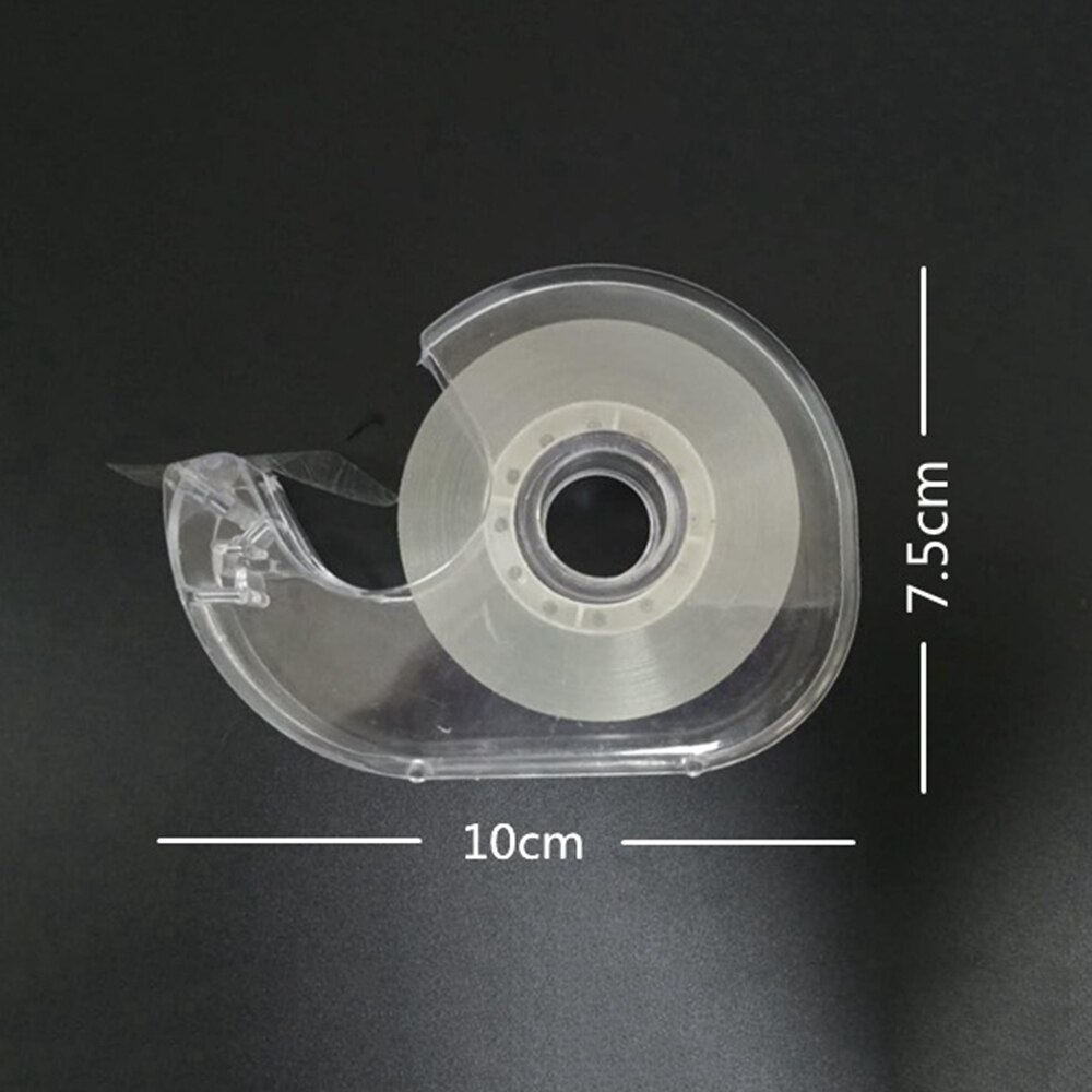 Nyeste gjennomsiktige maskeringstape dispenser kutterholder skrivesaker diy washi tape lagring organiser kutter forsyninger