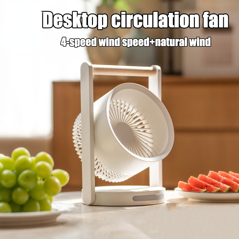 Draagbare Draagbare Ventilator Slaapkamer Verlichting Grote Windenergie Ventilator Usb Thuis Desktop Kleine Tafel Ventilator Elektrische Ventilator