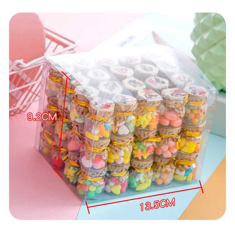 Christmas Small Candy Children's Candy Wishing Candy Birthday Fruit Candy Whole box of 60 bottles