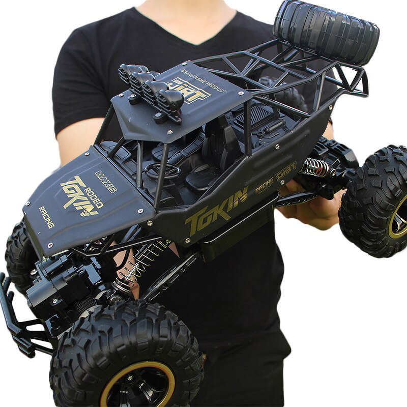 37cm RC Car 4WD 2.4GHz climbing Car 4x4 Double Motors Bigfoot Car Remote Control Model Off-Road Vehicle Toys for kids and adults