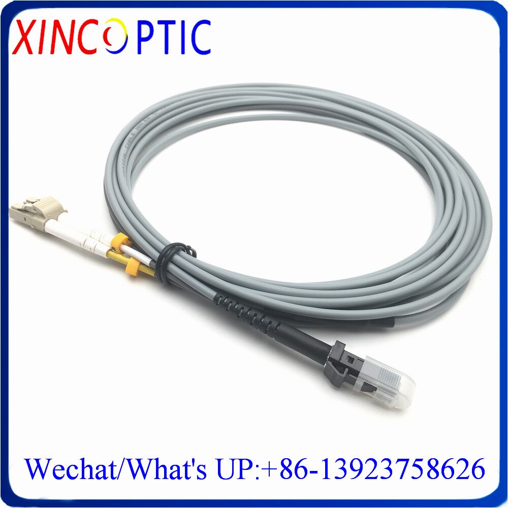 1/2/5/10/15/20M MM OM1 62.5/125 3.0mm Duplex LC-MTRJ Twin Armored Fiber OpticCable,MTRJ to LCPC Fiber Optic Patch Cord Connector