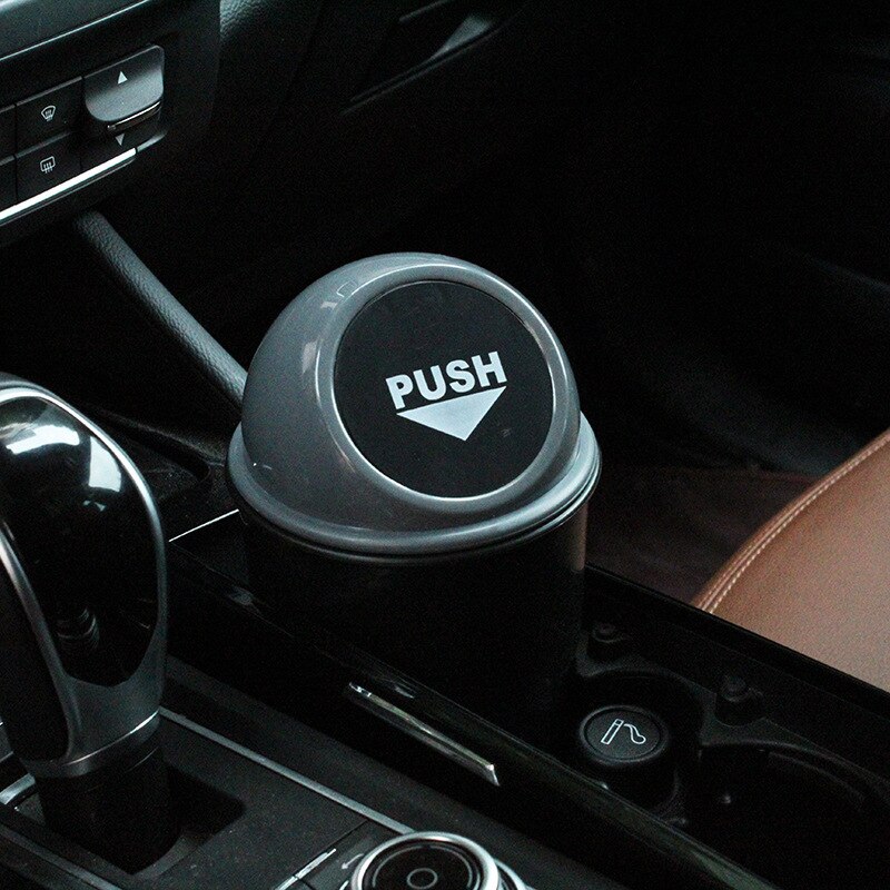 Moda criativa Car Trash Can Mini Carro De Plástico Lata de lixo Do Carro Multi-Função de Armazenamento De Detritos Pequeno Balde de lixo carro pode