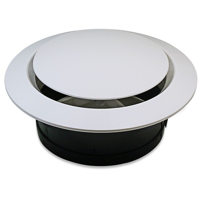 200Mm Abs Air Vent Cover Badkamer Plafond Muur Supply En Uitlaat Ventilatierooster Voor Ronde Duct Pijp
