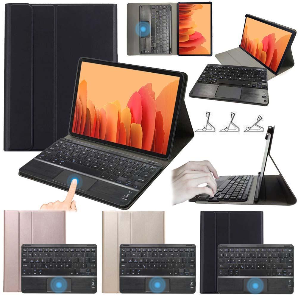 Smart case mit touchpad-tastatur für samsung galaxy tab a  a6 10.1 mit s pen sm -p580 sm-p585 p580 p585 tablet-tastatur