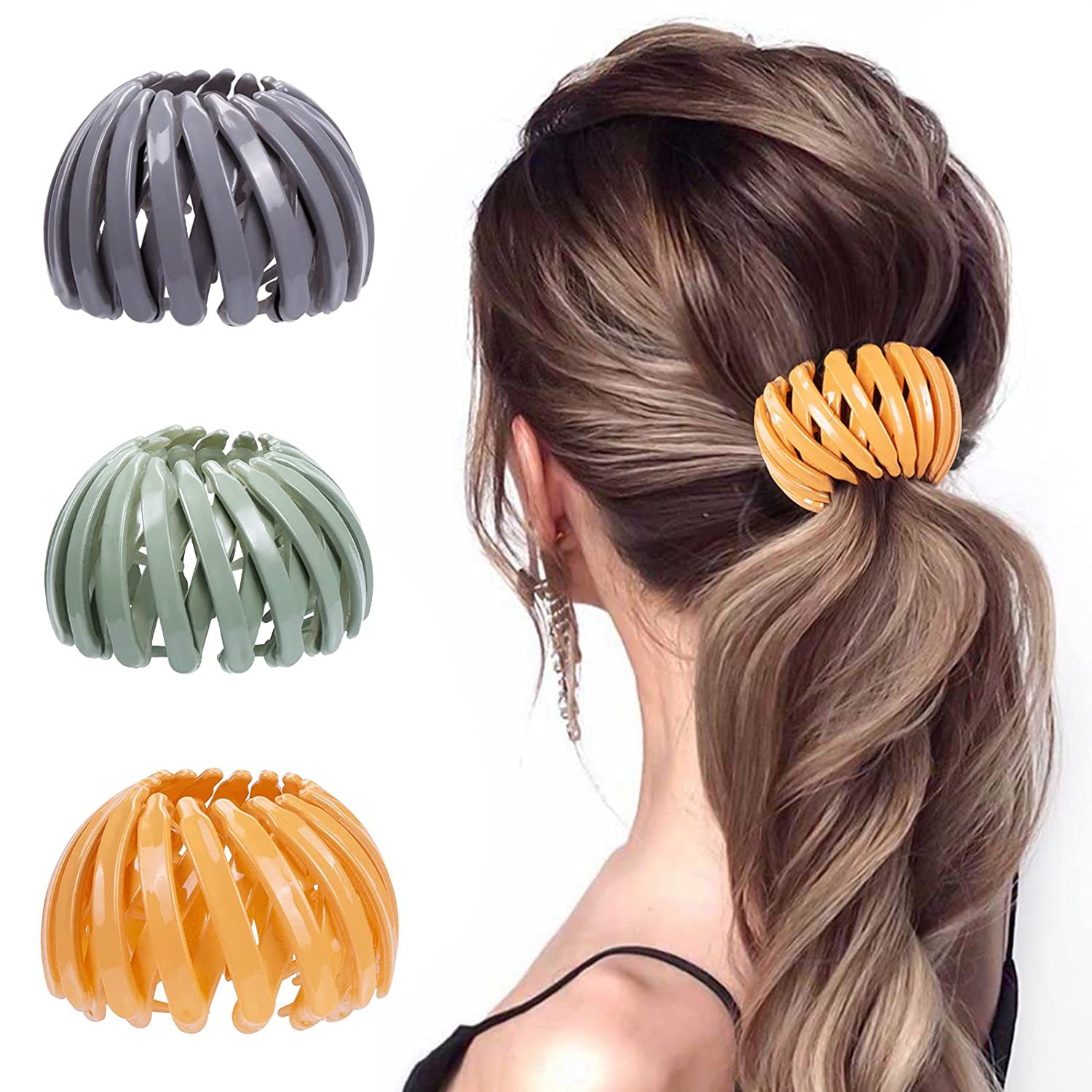 1 st Vrouwen Paardenstaart Haar Ringen Clips Vogelnest Vormige Haar Haarspeld Eenvoudige Magic Lui Braider Tool Haar Styling Accessoires