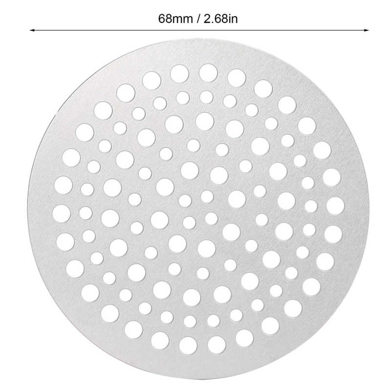 68Mm Rvs Ronde Afvoerputje Cover Riool Anti-Blocking Haar Zeef Filter Afvoer Catcher Cover